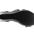 Incaltaminte Femei Charles by Charles David Feature Wedge Sandal Pewter Metallic