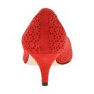 Incaltaminte Femei Vaneli Ugonia Red Soft NubukMatch Elastic
