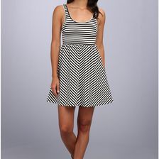 MINKPINK Crossing The Rubicorn Dress Black/White