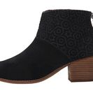 Incaltaminte Femei TOMS Leila Bootie Black Suede Embossed