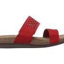 Incaltaminte Femei Rockport Total Motion Romilly Slide Red Pepper Cas Suede
