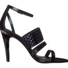 Incaltaminte Femei Calvin Klein Mayra Perla Nera Metallic Leather