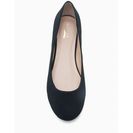 Incaltaminte Femei CheapChic Sunny 2 Basic Nubuck Round Toe Flat Black