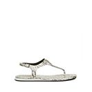 Incaltaminte Femei GUESS Carmela T-Strap Sandals nat snake