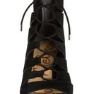 Incaltaminte Femei Sam Edelman Santina Lace-Up Wedge Sandal Women BLACK SUEDE