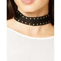 Bijuterii Femei Forever21 Faux Leather Studded Choker Blackgold