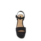 Incaltaminte Femei Forever21 Faux Suede Wedge Sandals Black