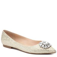Incaltaminte Femei Nina Kouture Flat Gold Metallic
