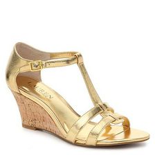 Incaltaminte Femei LAUREN Ralph Lauren Harleen Wedge Sandal Gold