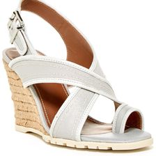 Donald J Pliner Burgos Wedge Sandal SILVER