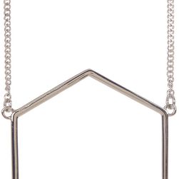 Marc by Marc Jacobs Lost & Found Geometric Pendant Necklace ARGENTO