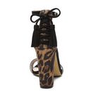 Incaltaminte Femei Betsey Johnson Rakko Leopard Sandal BlackLeopard