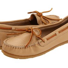 Minnetonka Leather Moc Sand