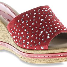 Azura Listen Red Suede