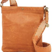 Lucky Brand Farrah Top Zip Leather Crossbody CHTOB