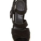 Incaltaminte Femei Marc Fisher Karla Wedge Sandal BLACK