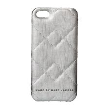 Marc by Marc Jacobs Crosby Quilted Saffiano Phone Cases Silver