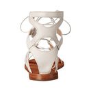 Incaltaminte Femei Frye Ruth Gladiator Short Sandal White Soft Full Grain