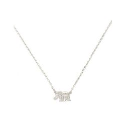 Bijuterii Femei Forever21 Elephant Pendant Necklace Silver