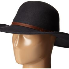 San Diego Hat Company WFH7958 Floppy Round Crown and Leather Band Balsam Green