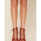 Incaltaminte Femei Forever21 Faux Suede Strappy Sandals Tan