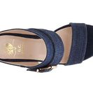 Incaltaminte Femei GC Shoes Fiesta Denim Wedge Sandal Navy