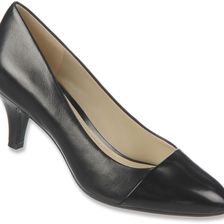 Naturalizer Gusta Black Sheep Leather/Black Calf Synthetic