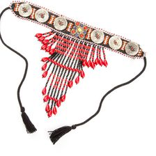 NIGHTmarket Collana Tribal Neckband GIALLO+ROSSO