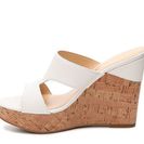 Incaltaminte Femei Ivanka Trump Hotty Lizard Wedge Sandal White