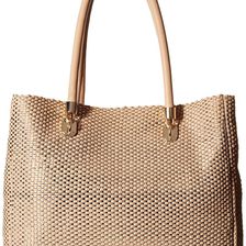 Cole Haan Benson Woven Tote Soft Gold