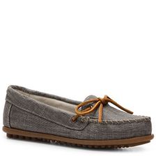 Incaltaminte Femei Minnetonka Canvas Moccasin Black