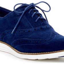 Cole Haan Original Grand Wingtip Oxford TWLGT BLU