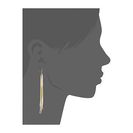 Bijuterii Femei Lucky Brand Linear Beaded Earrings Two-Tone
