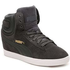 Incaltaminte Femei PUMA Vikky High-Top Wedge Sneaker - Womens Grey