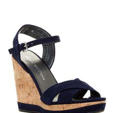 Incaltaminte Femei Stuart Weitzman Minky Platform Wedge Sandal - Wide Width Available NICSUE