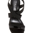 Incaltaminte Femei Italian Shoemakers Marnie Platform Wedge Sandal BLACK
