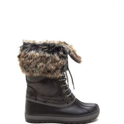 Incaltaminte Femei CheapChic Snap To It Duck Boots Black