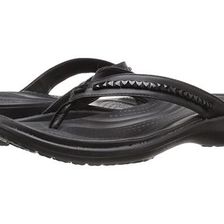 Incaltaminte Femei Crocs Capri V Beaded Flip Black