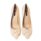 Incaltaminte Femei Forever21 Faux Suede Bow Pumps Blush