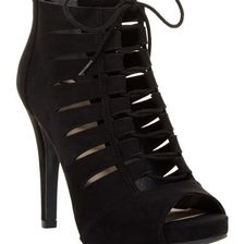 Incaltaminte Femei Fergalicious Tahoe Peep Toe Bootie Black