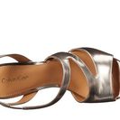 Incaltaminte Femei Calvin Klein Niobe Platinum Box Metallic Leather