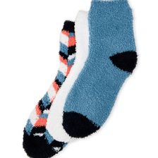 Accesorii Femei Ellen Tracy 3-Pack Cozy Socks Navy Combo