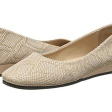 Incaltaminte Femei French Sole Zeppa Ecru Lizard Emboss