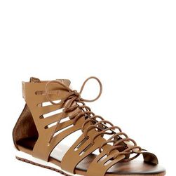 Incaltaminte Femei Nature Breeze Noah Caged Sandal TAN PU