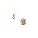 Bijuterii Femei Forever21 Etched Lion Studs Antique gold