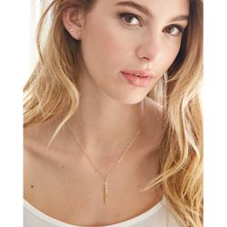 Bijuterii Femei Forever21 Katie Dean Light as a Feather Necklace Gold