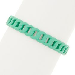 Marc by Marc Jacobs Rubber Link Friendship Bracelet PALE JADE