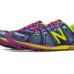 Incaltaminte Femei New Balance Womens XC700v3 Spikeless Grey with Lime Purple Cactus Flower