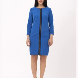 Rochie cardigan albastra, No strings attached, Poelle