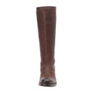 Incaltaminte Femei Frye Melissa Lug Back Zip Tall Dark Brown Pressed Nubuck
